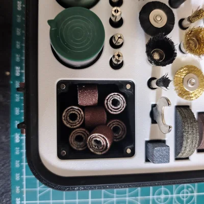 Hộp đựng dụng cụ đa năng cho máy mài Dremel và PARKSIDE