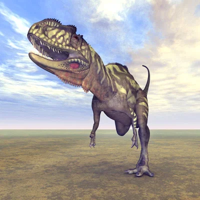 Mô hình in 3D khủng long Yangchuanosaurus chi tiết sống động