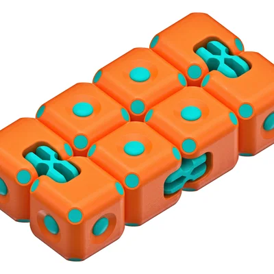 Infinity Cube: Mô hình đồ chơi giải tỏa căng thẳng in 3D độc đáo