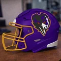 Mũ Bảo Hiểm Bóng Bầu Dục Baltimore Ravens - Logo Mới - Thumbnail 1