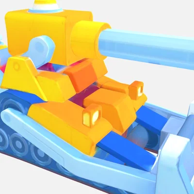 Mô hình 3D Drill Tank 2.0 siêu ngầu lấy cảm hứng từ game Tank Stars