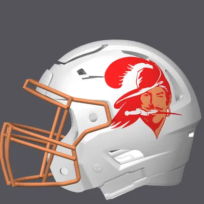 Mũ bảo hiểm bóng bầu dục Tampa Bay Buccaneers - Logo cổ điển