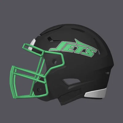 Mô hình mũ bảo hiểm bóng bầu dục New York Jets