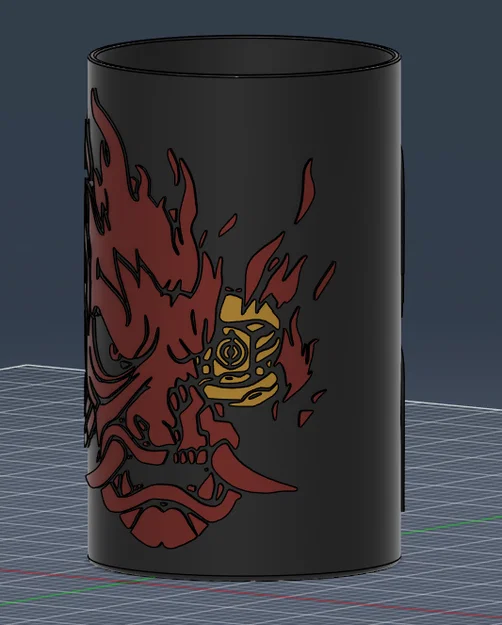 Ống cắm bút phong cách Cyberpunk - Image 1