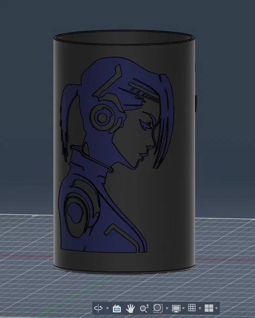 Ống cắm bút phong cách Cyberpunk - Image 2