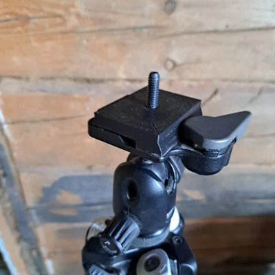 Ngàm gắn chân máy Manfrotto 290 và đầu 494RC2 (Shoe) - Tự in 3D