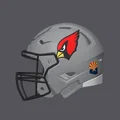 Mũ Bảo Hiểm Bóng Bầu Dục Arizona Cardinals - Có Cờ AZ - Thumbnail 2
