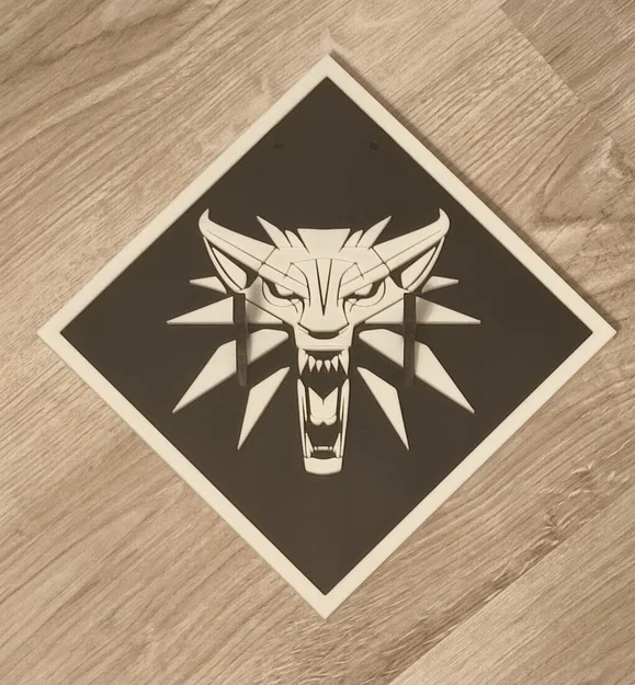 Giá treo kiếm phong cách Witcher - Witcher's Silver Sword Hanger - Image 1