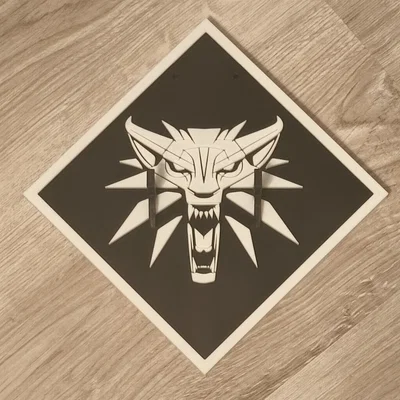 Giá treo kiếm phong cách Witcher - Witcher's Silver Sword Hanger