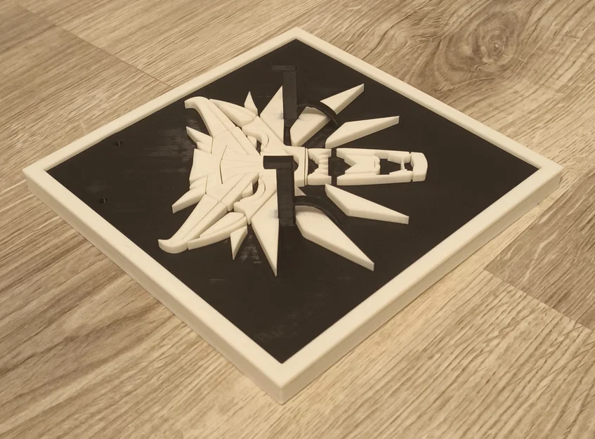 Giá treo kiếm phong cách Witcher - Witcher's Silver Sword Hanger - Image 2