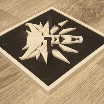 Giá treo kiếm phong cách Witcher - Witcher's Silver Sword Hanger