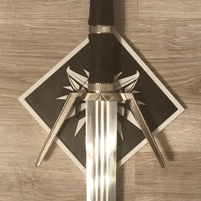 Giá treo kiếm phong cách Witcher - Witcher's Silver Sword Hanger