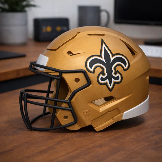 Mũ Bảo Hiểm Bóng Bầu Dục New Orleans Saints - Image 1