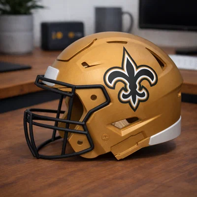 Mũ Bảo Hiểm Bóng Bầu Dục New Orleans Saints