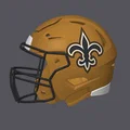 Mũ Bảo Hiểm Bóng Bầu Dục New Orleans Saints - Thumbnail 2