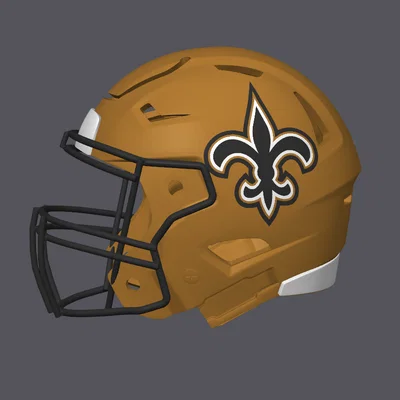 Mũ Bảo Hiểm Bóng Bầu Dục New Orleans Saints