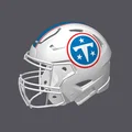 Mô hình mũ bảo hiểm bóng bầu dục Tennessee Titans - Có sọc - Thumbnail 2