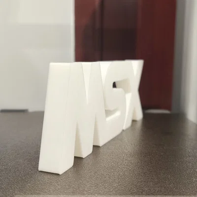 Mô hình logo MSX retro - Đồ trang trí để bàn cực chất