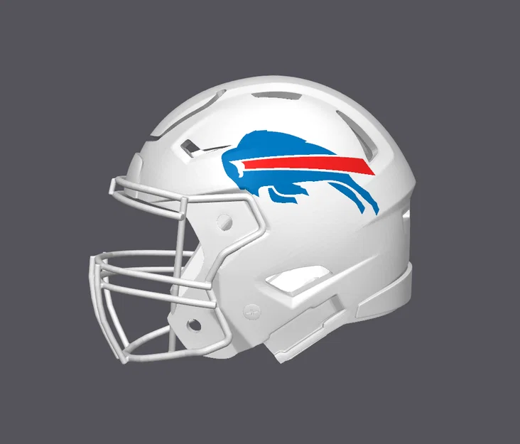 Mũ Bảo Hiểm Bóng Bầu Dục Buffalo Bills - Image 2