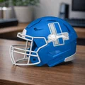Mũ bảo hiểm bóng bầu dục Detroit Lions - Logo thay thế - Thumbnail 1