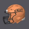 Mũ bảo hiểm bóng bầu dục Cincinnati Bengals - Logo cổ điển - Thumbnail 2