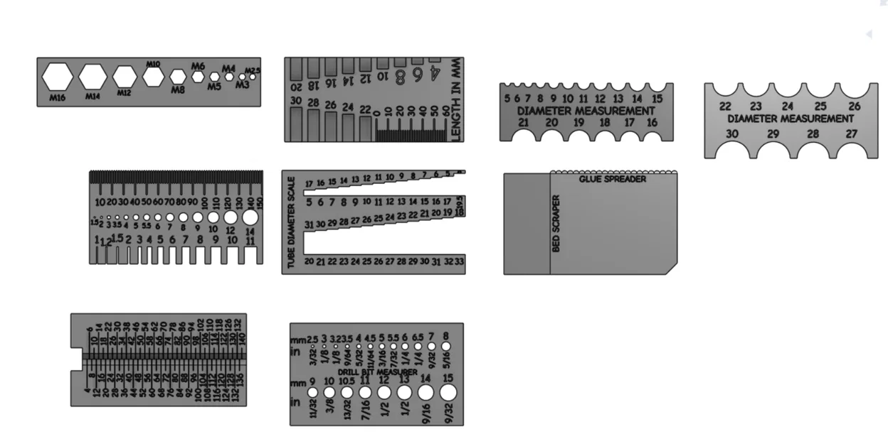Bộ Thẻ Đo Đạc Tiện Lợi (ULTIMATE MEASURING CARDS) - Image 1
