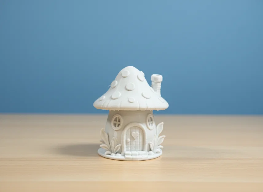 Mô hình nhà nấm cổ tích Fairy Tail trang trí độc đáo - Image 1