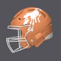 Mũ bảo hiểm bóng bầu dục Denver Broncos - Logo cổ điển - Thumbnail 2