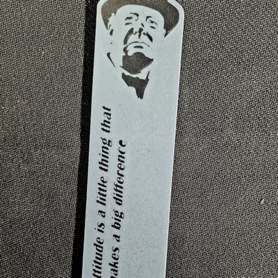 Bookmark Stencil Churchill