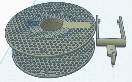 Mô hình cuộn dây và giá treo 3D (Hangable Spool) thông minh - Image 1