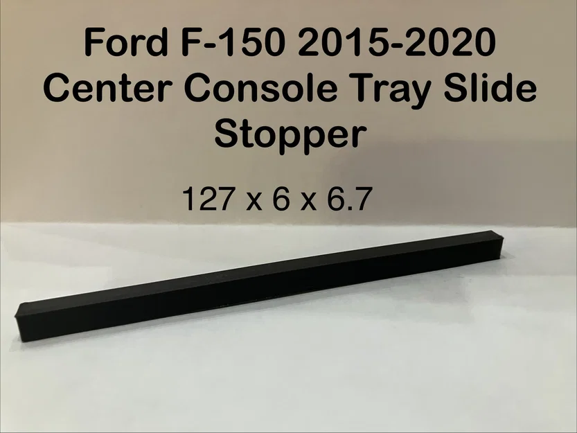 Thanh chặn trượt khay bệ trung tâm cho Ford F-150 (2015-2020) - Image 1