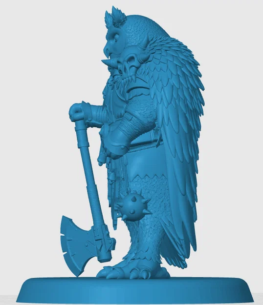 Mô hình Owlin Barbarian cho game nhập vai - Image 2