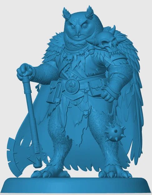 Mô hình Owlin Barbarian cho game nhập vai - Image 3