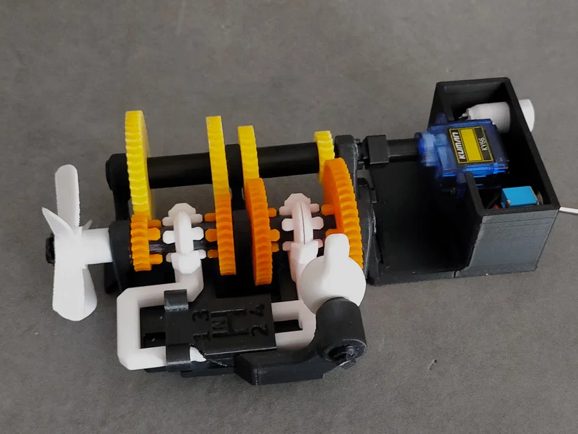 Nâng cấp motor (micro servo) cho hộp số sàn "4 Speed Constant Mesh" - Image 1