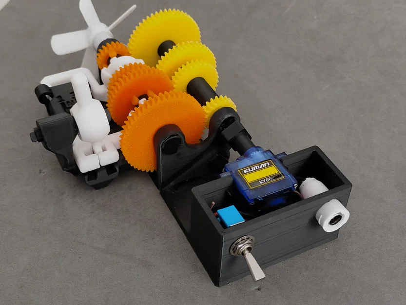 Nâng cấp motor (micro servo) cho hộp số sàn "4 Speed Constant Mesh" - Image 2