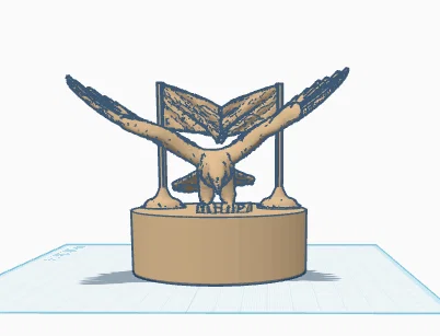 Mô hình tượng đại bàng Bald Eagle trang trí để bàn ấn tượng - Image 1