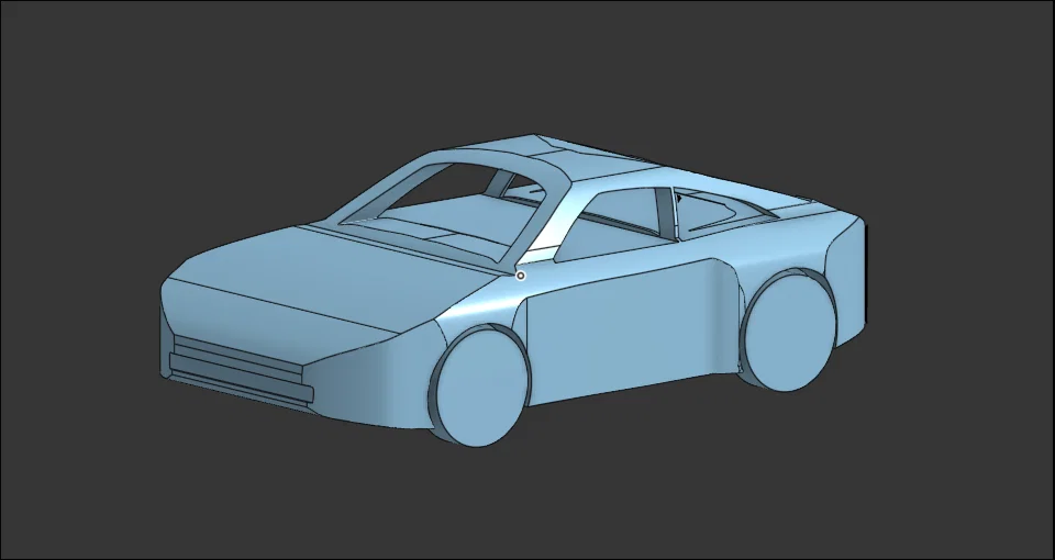 Mô hình xe hơi tối giản dành cho người mới tập in 3D - Image 1