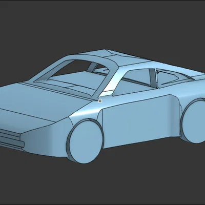 Mô hình xe hơi tối giản dành cho người mới tập in 3D