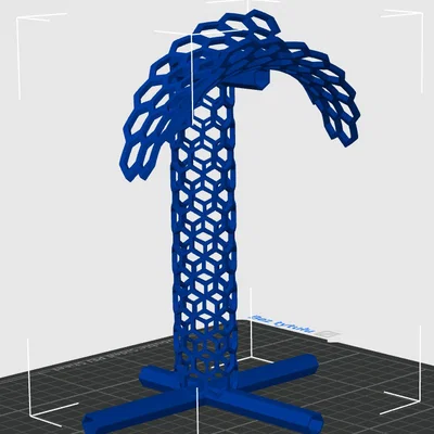 Giá treo tai nghe họa tiết tổ ong in 3D hiện đại