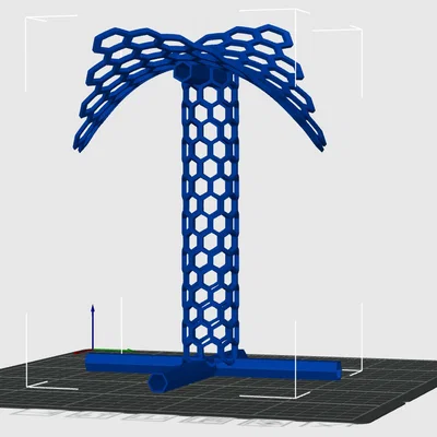 Giá treo tai nghe họa tiết tổ ong in 3D hiện đại