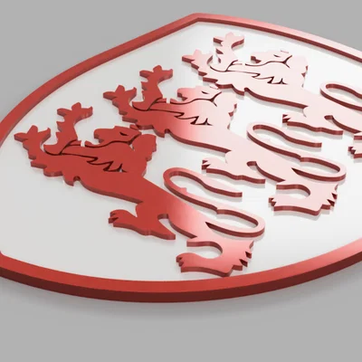 Mô hình 3D Logo England Hockey đầy ấn tượng và tinh xảo