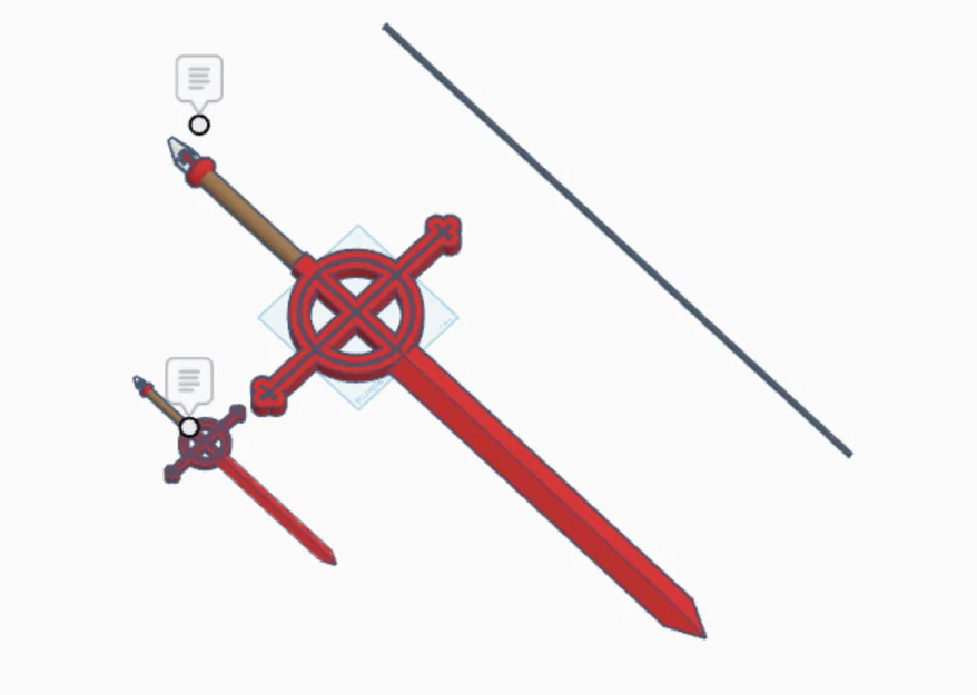 Mô hình Demon Blood Sword (dài 3 foot) - Image 1