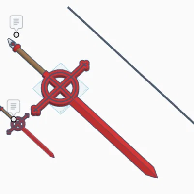 Mô hình Demon Blood Sword (dài 3 foot)