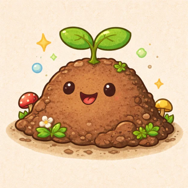 Bộ sưu tập mô hình 3D đáng yêu: Đám mây, Chú ếch và Mầm cây nhỏ - Image 3