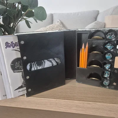 Hộp Đựng Game 3D Phong Cách Cuốn Sách Shadow Dark Độc Đáo