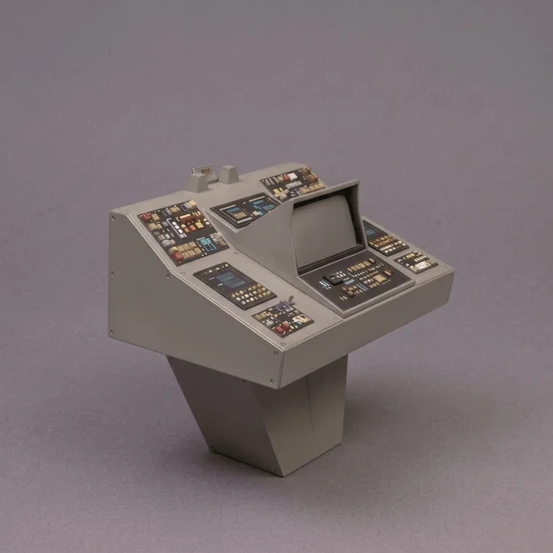 Mô hình 3D bảng điều khiển Transporter Star Trek 1966 in 3D cực đẹp - Image 1