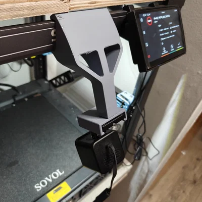 Giá treo camera Wyze Cam v4 cho máy in 3D Sovol SV08 tiện lợi