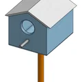 Mô hình nhà cho chim (Bird House V1) - Dự án in 3D trang trí sân vườn - Thumbnail 1