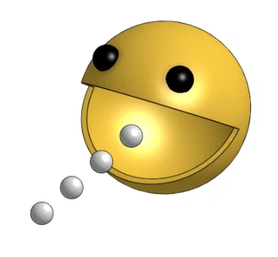 Mô hình 3D Pac-Man cổ điển trang trí bàn làm việc cực đẹp - Image 1