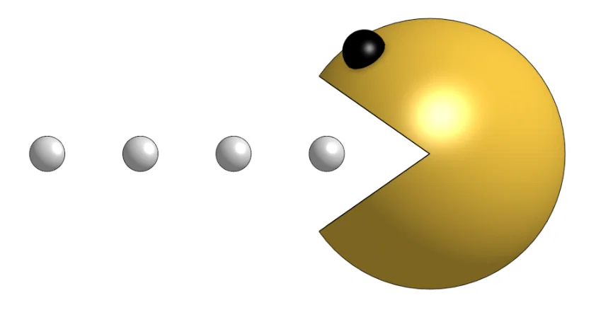 Mô hình 3D Pac-Man cổ điển trang trí bàn làm việc cực đẹp - Image 2
